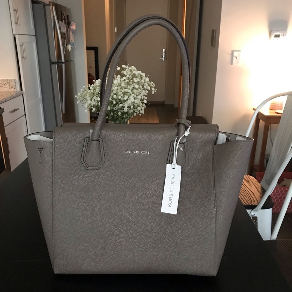 Michael Kors large leather satchel
